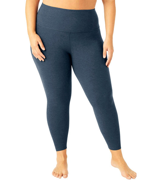 Beyond Yoga Plus Spacedye Caught in the Midi High Waisted Leggings  Nocturnal Navy